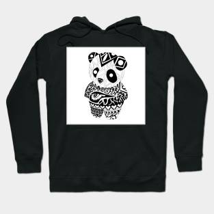 cute kawaii mexican panda art ecopop Hoodie